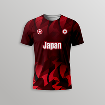 Japan Football T-Shirt - Dry Fit T Shirt