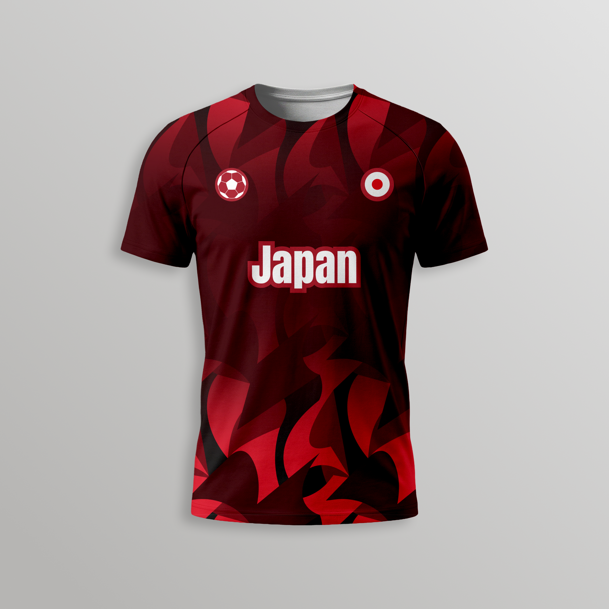 Japan Football T-Shirt - Dry Fit T Shirt