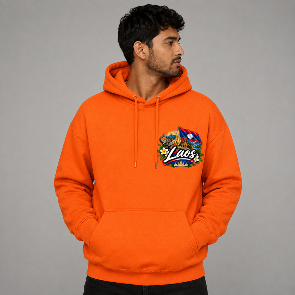 Laos Country Pride Hoodie – Premium Football Fan Hoodie
