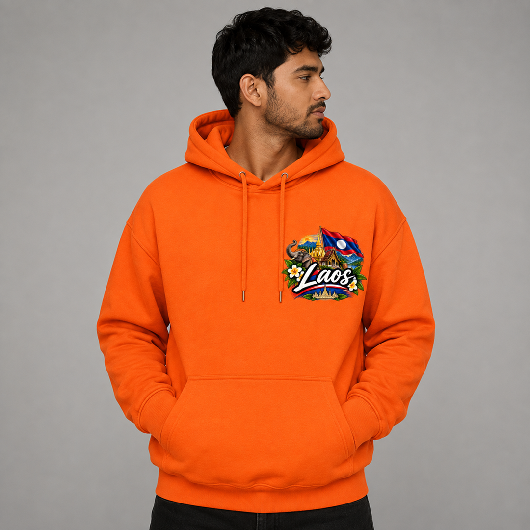 Laos Country Pride Hoodie – Premium Football Fan Hoodie