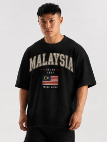 Malaysia Oversized T-Shirt – Country Pride Unisex Graphic Tee