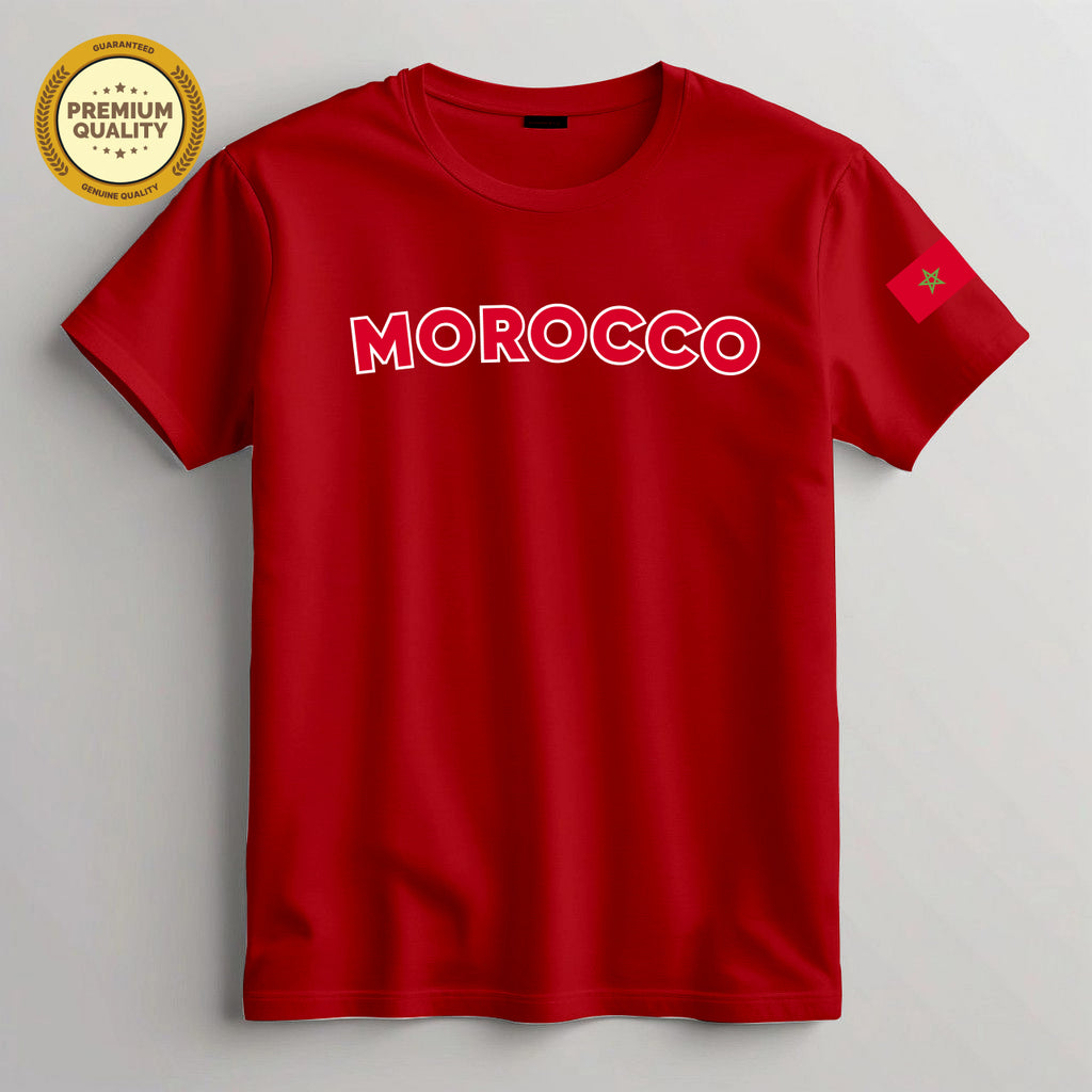 Morocco Football Fan T-Shirt – 2026 Football TShirt