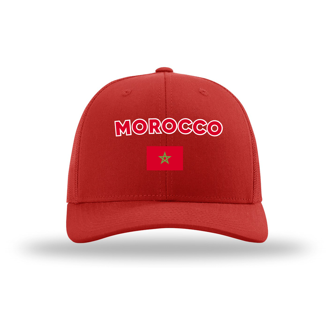 Morocco Country Flag Cap - Football/Basketball Fan Cap Main image