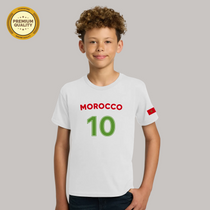 Morocco Soccer Fan T-Shirt For Boys/Youth – 2026 Football  TShirt