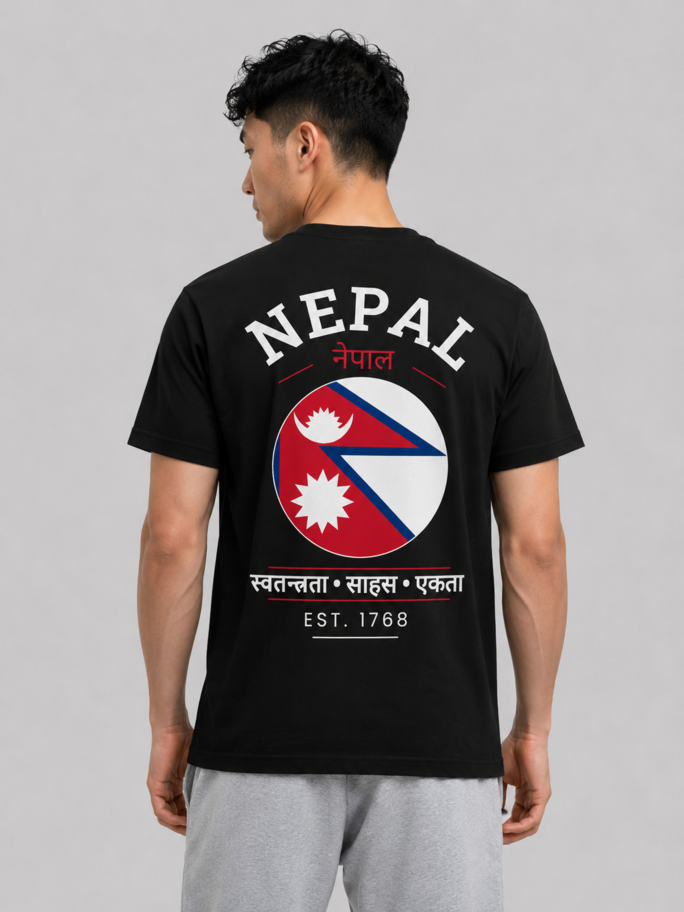 Nepal Graphic Tee – Unisex Country Pride T-Shirt