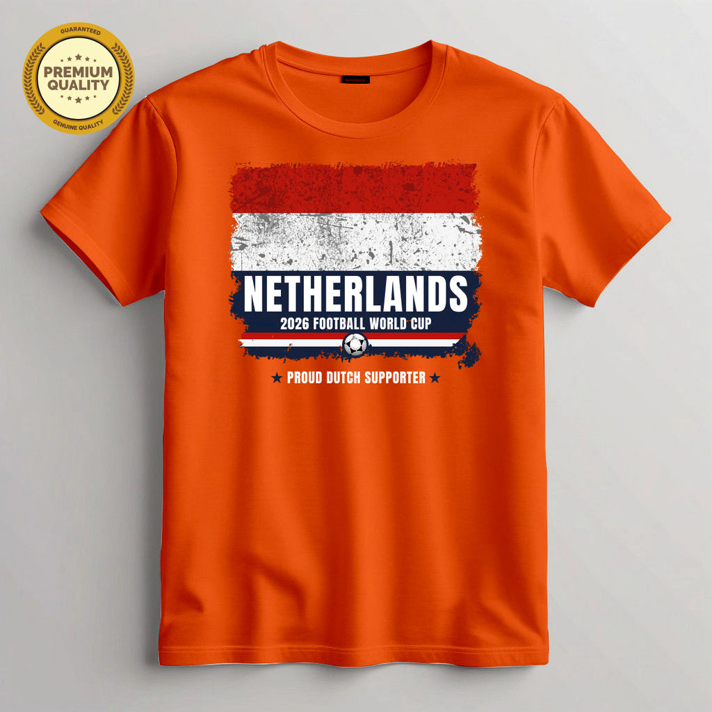 Netherlands Football T-Shirt, Football Fan Shirt, Sports Lover Gift
