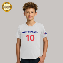 New Zealand Football Fan T-Shirt For Boys/Youth – 2026 Football   TShirt