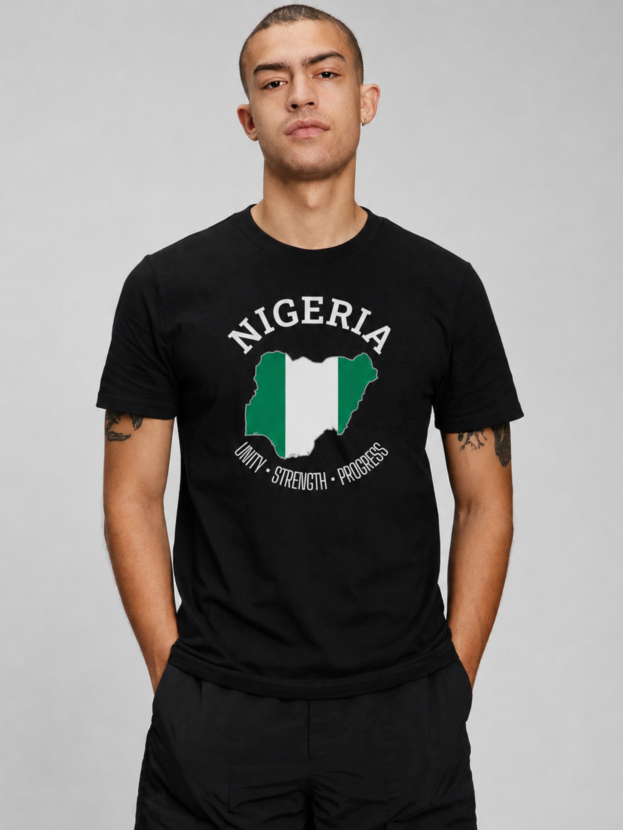 Nigeria Graphic Tee – Unisex Country Pride T-Shirt