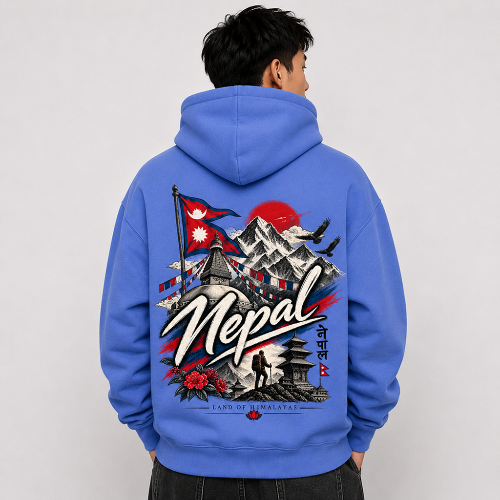 Nepal Country Pride Hoodie – Premium Football Fan Hoodie