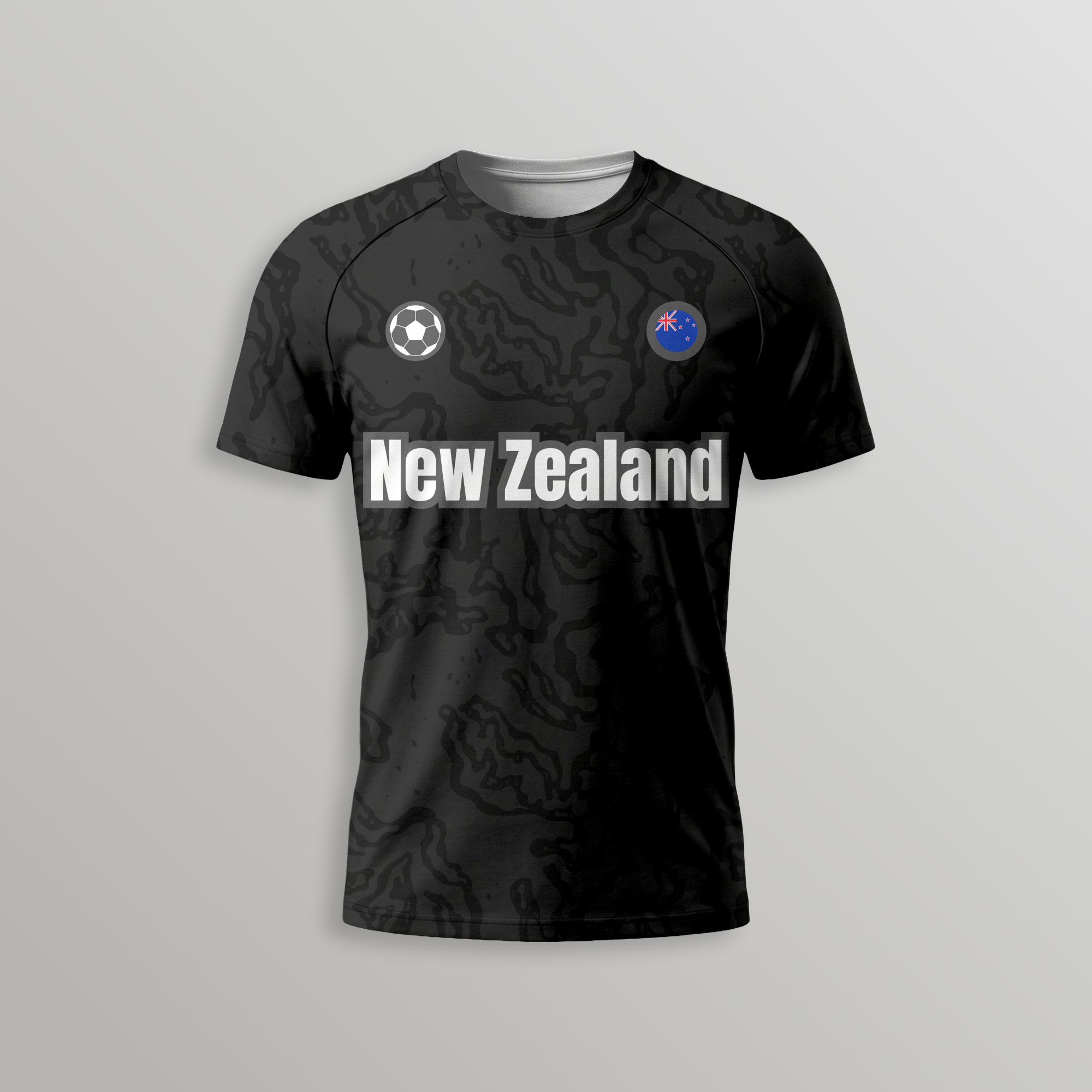 New Zealand Football T-Shirt - Dry Fit T Shirt Main image