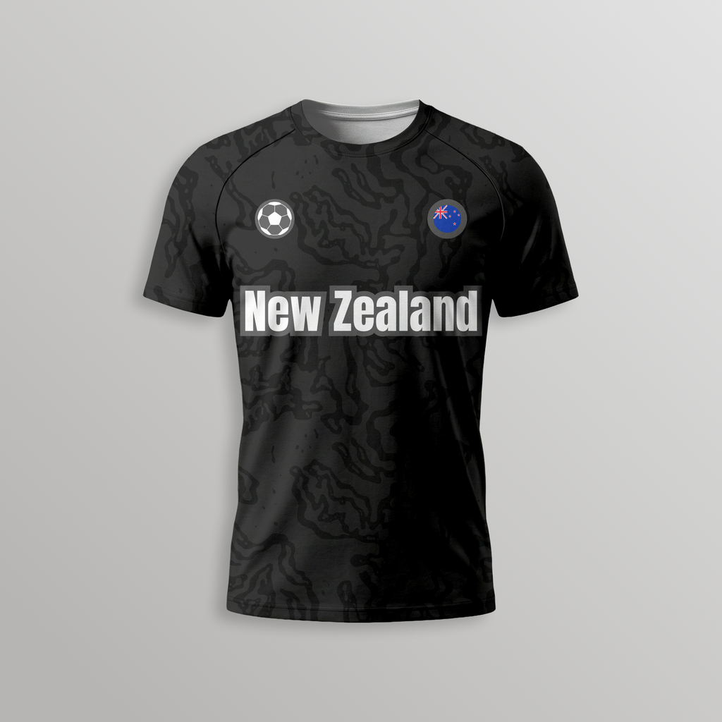 New Zealand Football T-Shirt - Dry Fit T Shirt