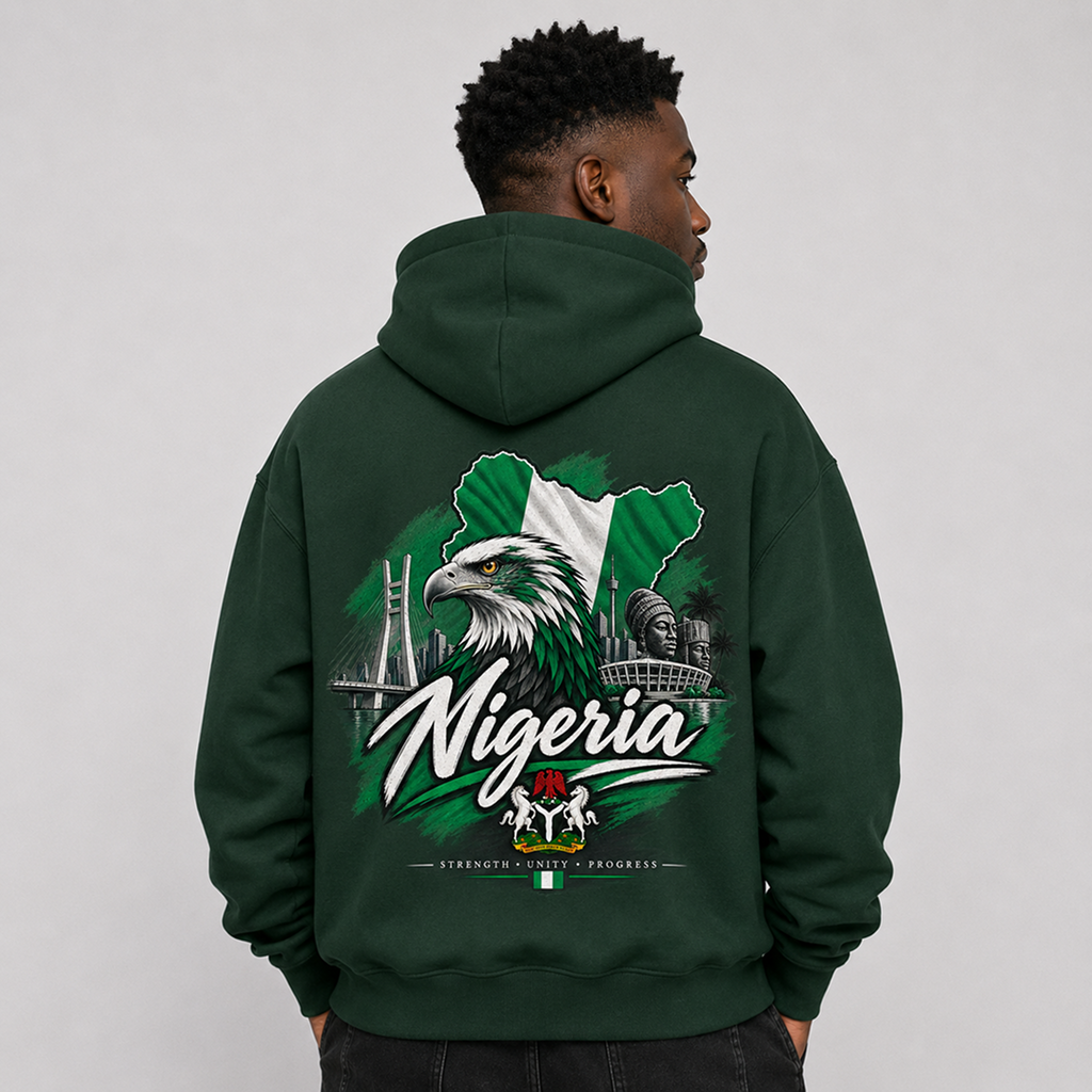 Nigeria Country Pride Hoodie – Premium Football Fan Hoodie