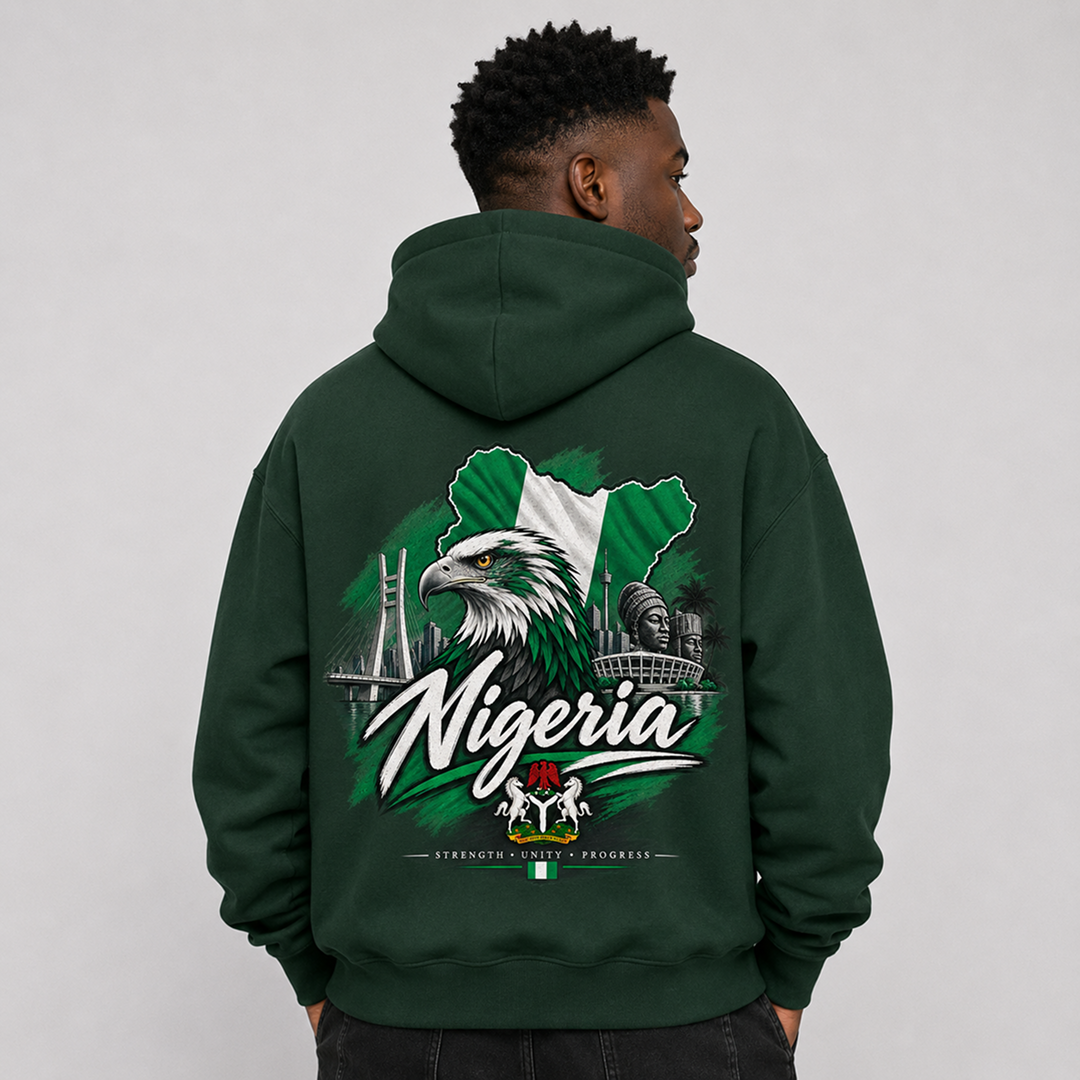 Nigeria Country Pride Hoodie – Premium Football Fan Hoodie