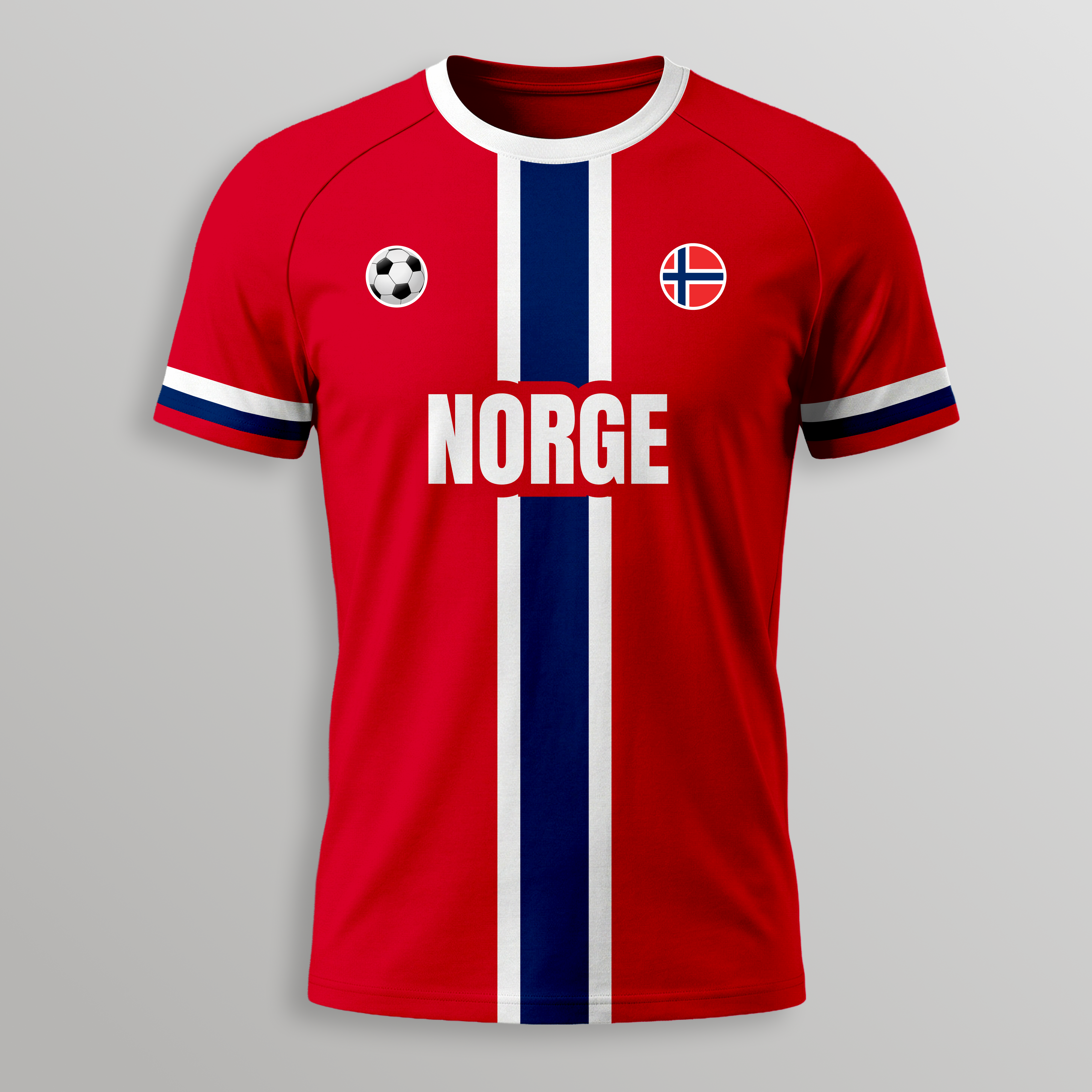 Norge Soccer 3D T-Shirt Main image