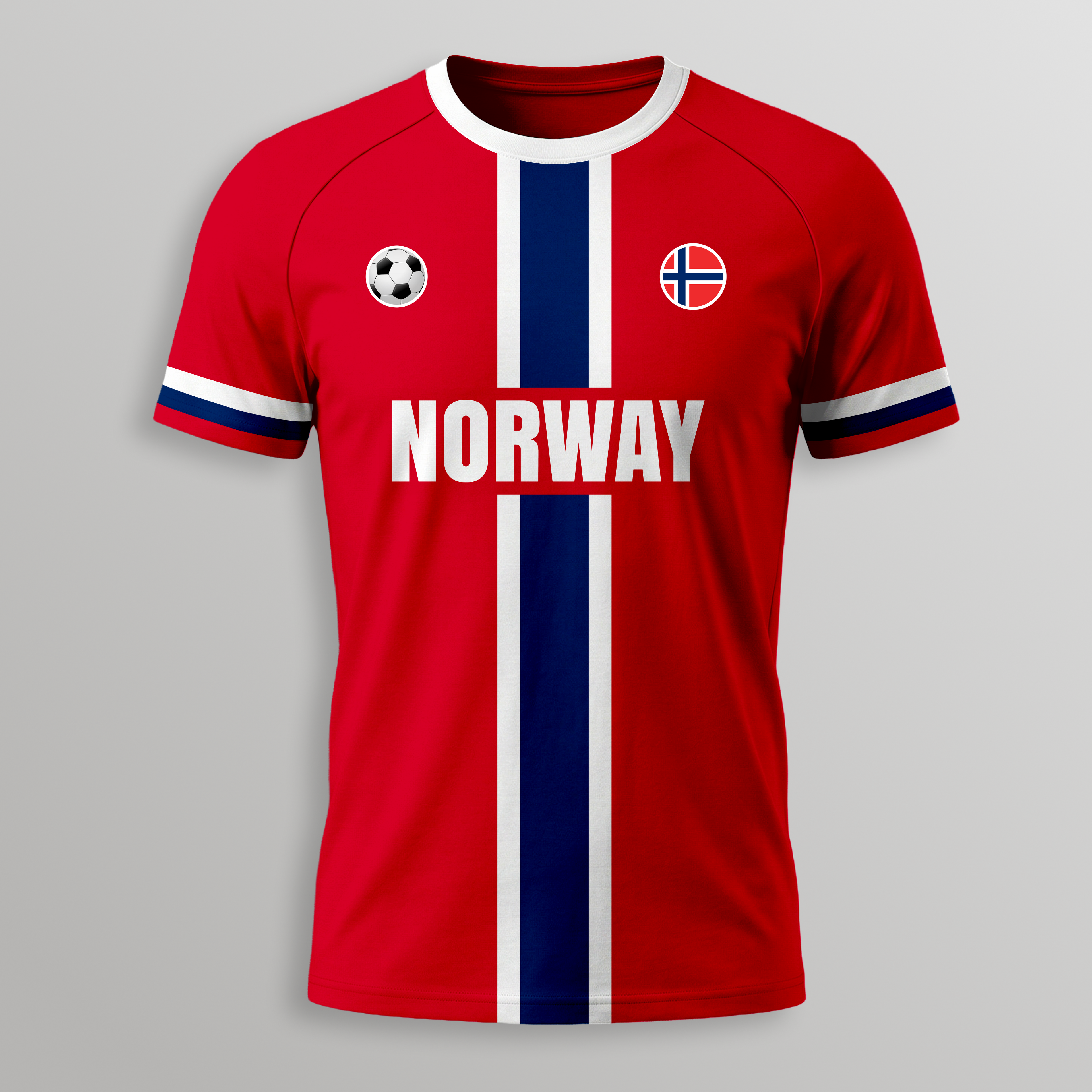 Norway Soccer 3D T-Shirt – USA T-Shirt