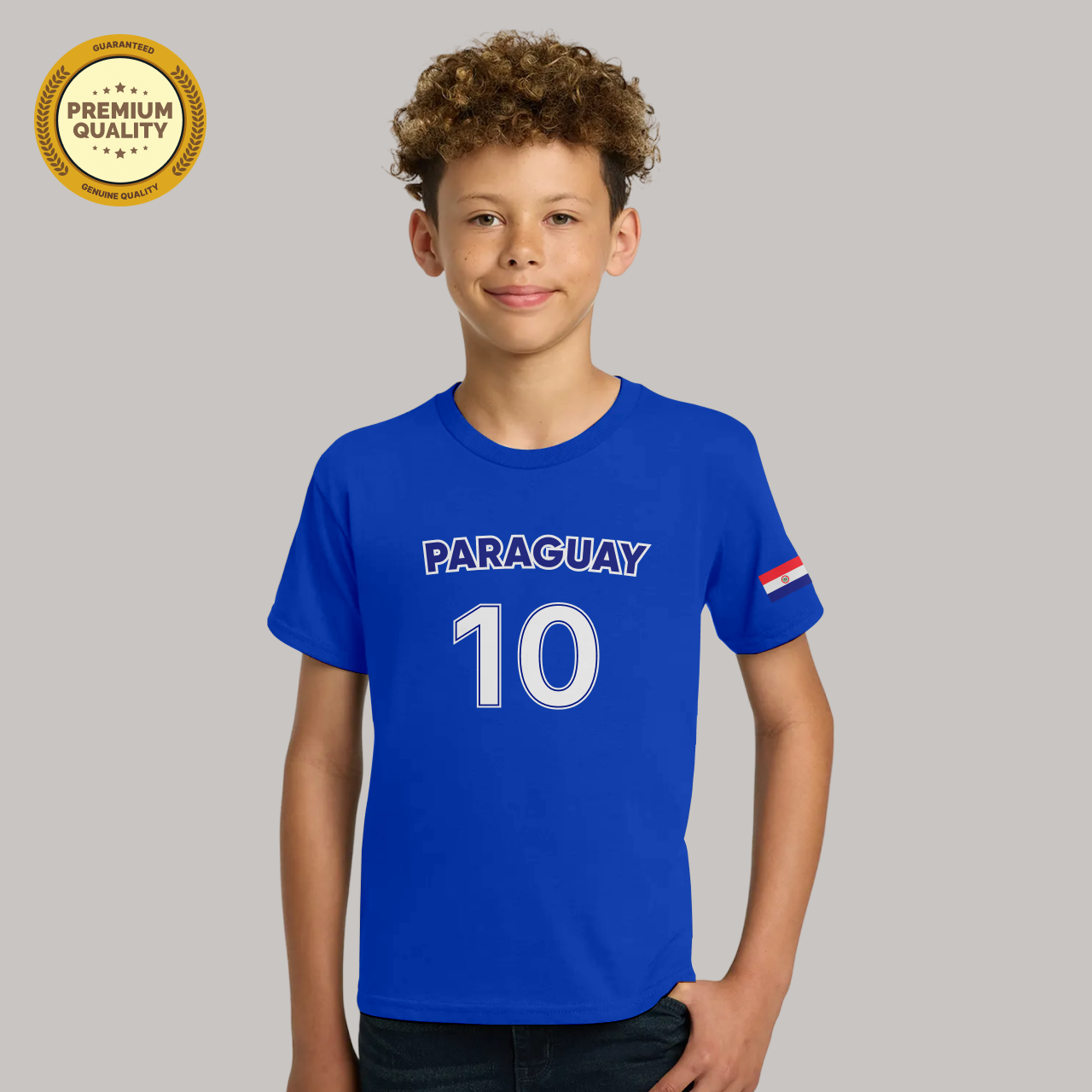 Paraguay Soccer Fan T-Shirt For Boys/Youth – 2026 Football World Cup TShirt