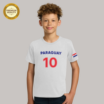 Paraguay Soccer Fan T-Shirt For Boys/Youth – 2026 Football   TShirt