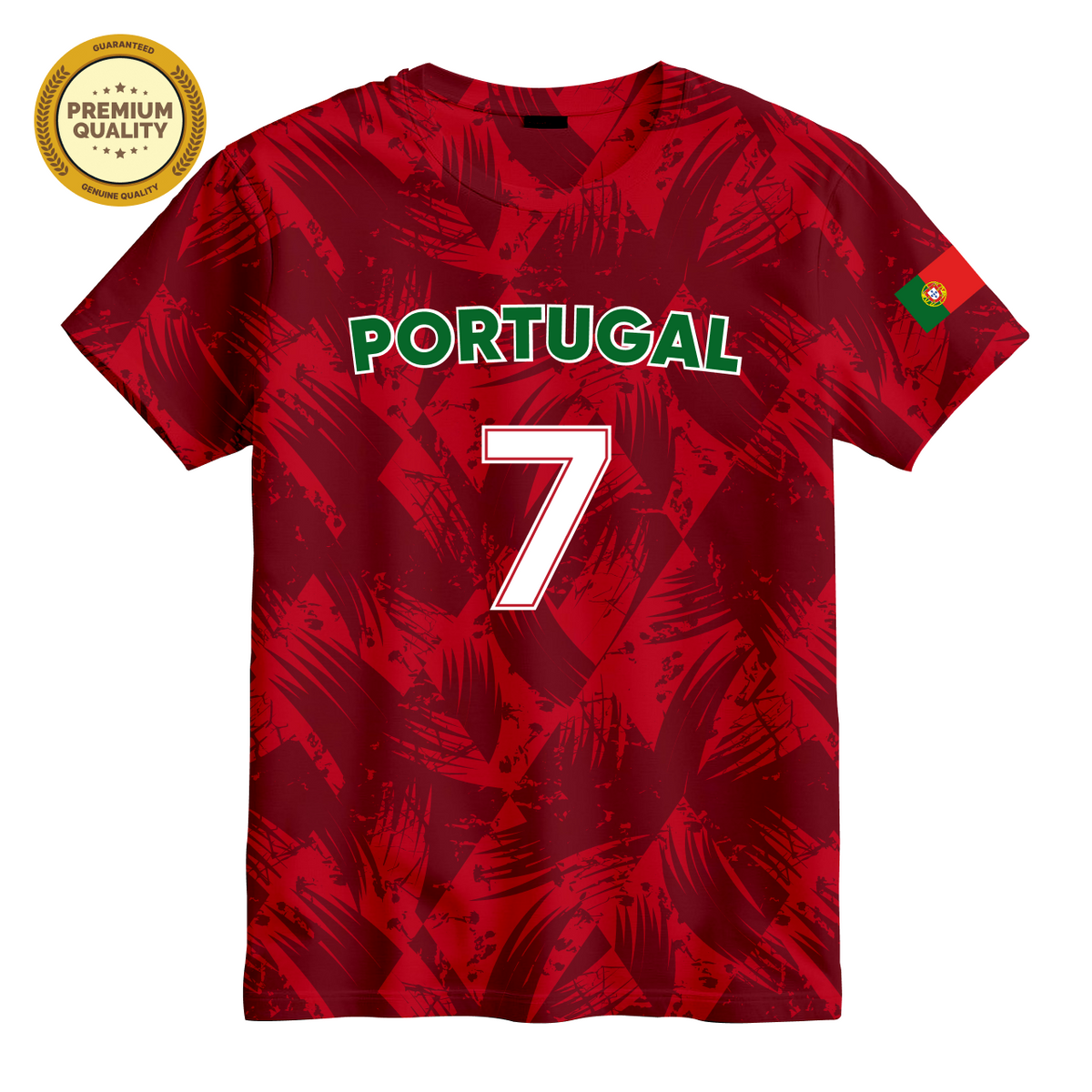 Portugal Soccer 3D T-Shirt – Unisex T-Shirt, Soft Cotton Blend Tee