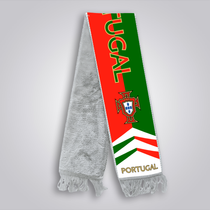 Football World Cup Soccer Fan Fringe Scarf | Portugal Football Stadium Supporter Scarf