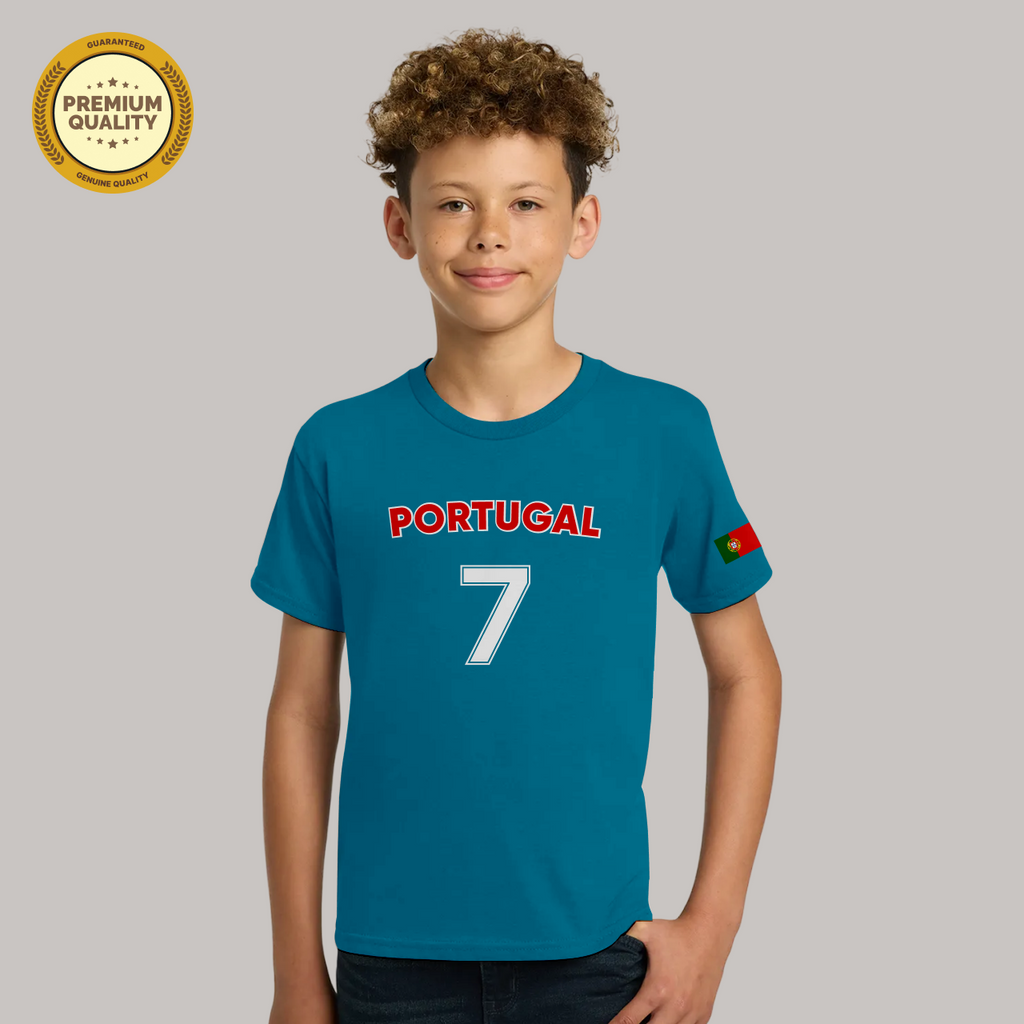 Portugal Football Fan T-Shirt For Boys/Youth – 2026 Football  TShirt