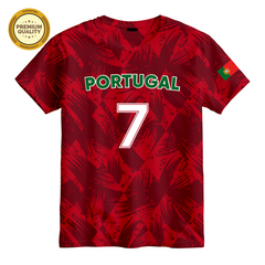 Portugal Soccer 3D T-Shirt – Unisex T-Shirt, Soft Cotton Blend Tee