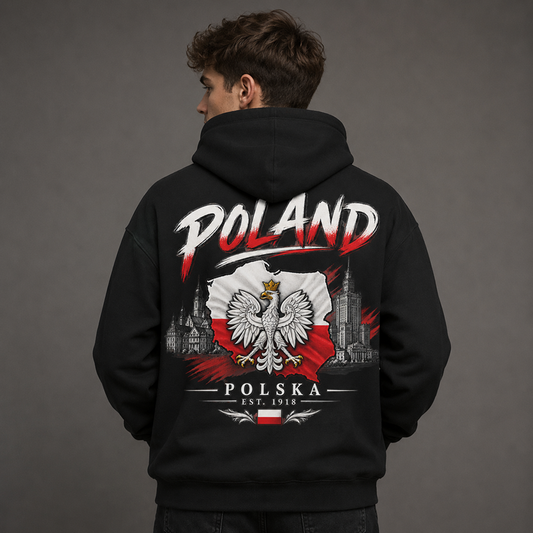 Poland Country Pride Hoodie – Premium Football Fan Hoodie Secondary image