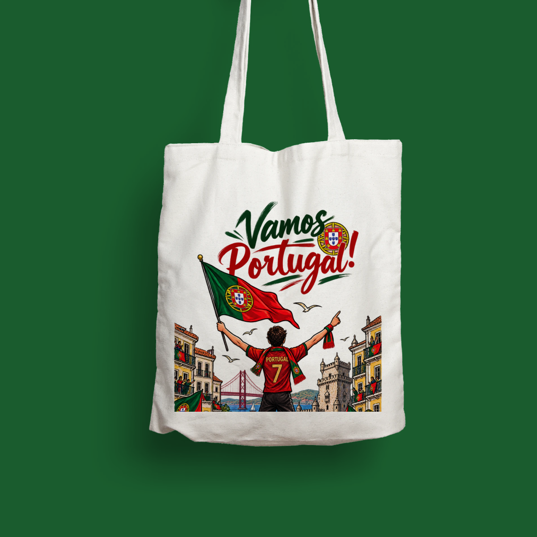 Portugal Heritage Graphic Tote Bag – Country Pride Canvas Tote