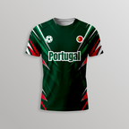 Portugal Football T-Shirt - Dry Fit T Shirt