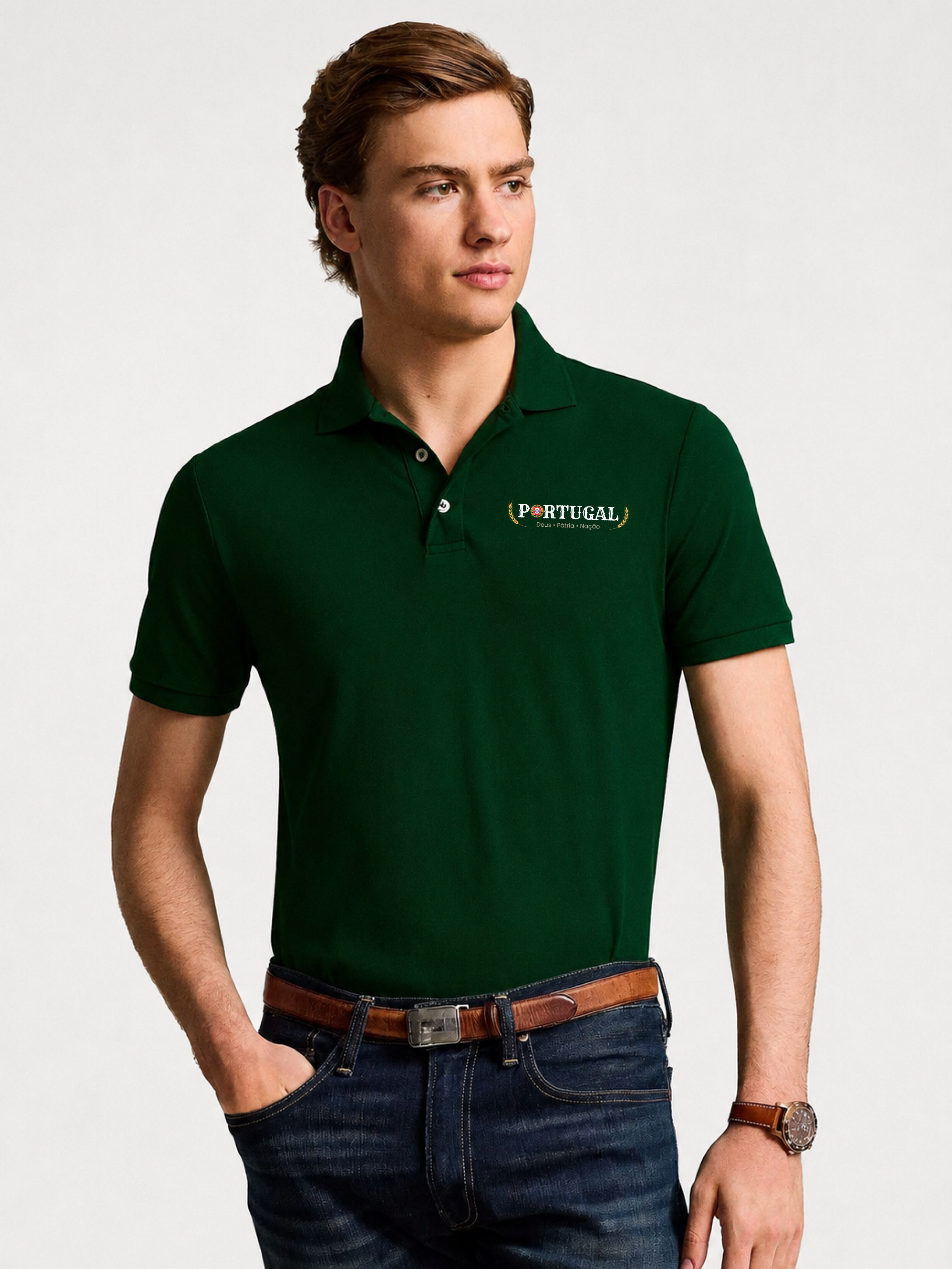 Portugal Country Pride Polo T-Shirt – Premium Unisex Polo Tee Main image
