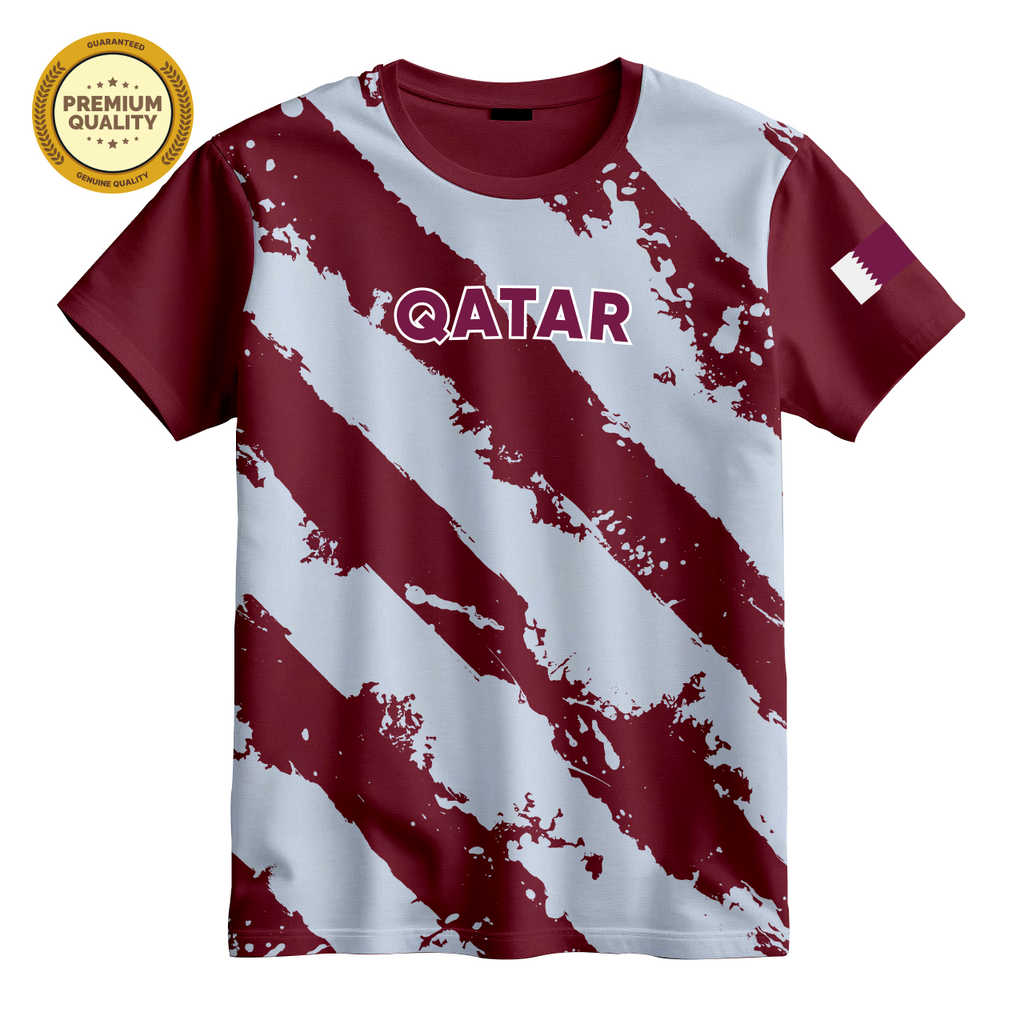 Qatar Soccer 3D T-Shirt – Unisex T-Shirt