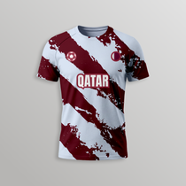 Qatar Football T-Shirt - Dry Fit T Shirt