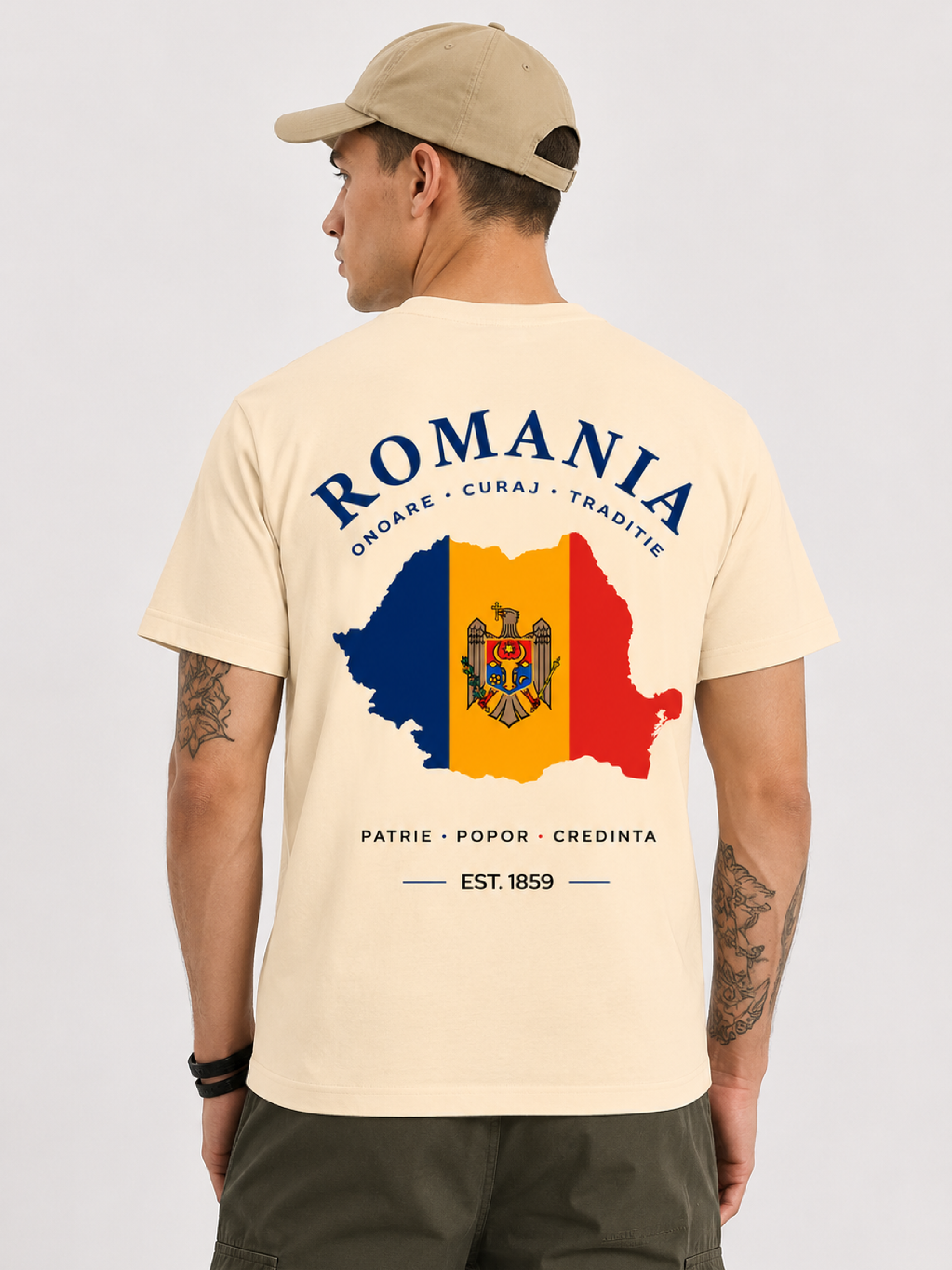 Romania Graphic Tee – Unisex Country Pride T-Shirt Secondary image