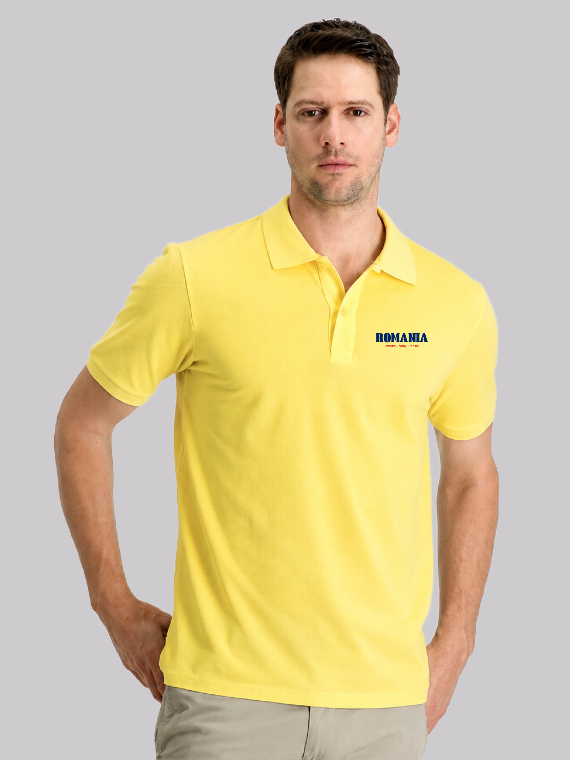 Romania Country Pride Polo T-Shirt – Premium Unisex Polo Tee Main image