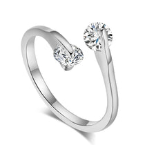 Wedding Rings For Women Zircon Crystal Engagement Dainty Women's Ring Korean Fashion Accessories Jewelry Gift For Lover R007