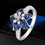 Fashion Trendy Jewelry Rings For Women Cubic Zirconia Charms Bridal Wedding Engagement White Gold Color Ring Drop Shipping