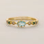 S925 Sterling Silver Ring for Women: Sparkling Art Zircon Inlaid, 18k Gold Plating，Elegant Gift Jewelry