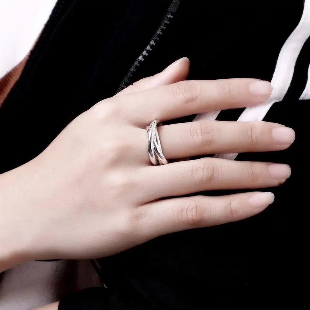For Women Lady Wedding Beautiful Charm Fashion Women 925 Sterling Silver Rings Jewelry Cute Lover Gift Secondary image