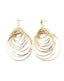 Earrings for women crystal oorbellen hangers statement chain pendientes largos ear circle tassel trendy geometric Euro-American