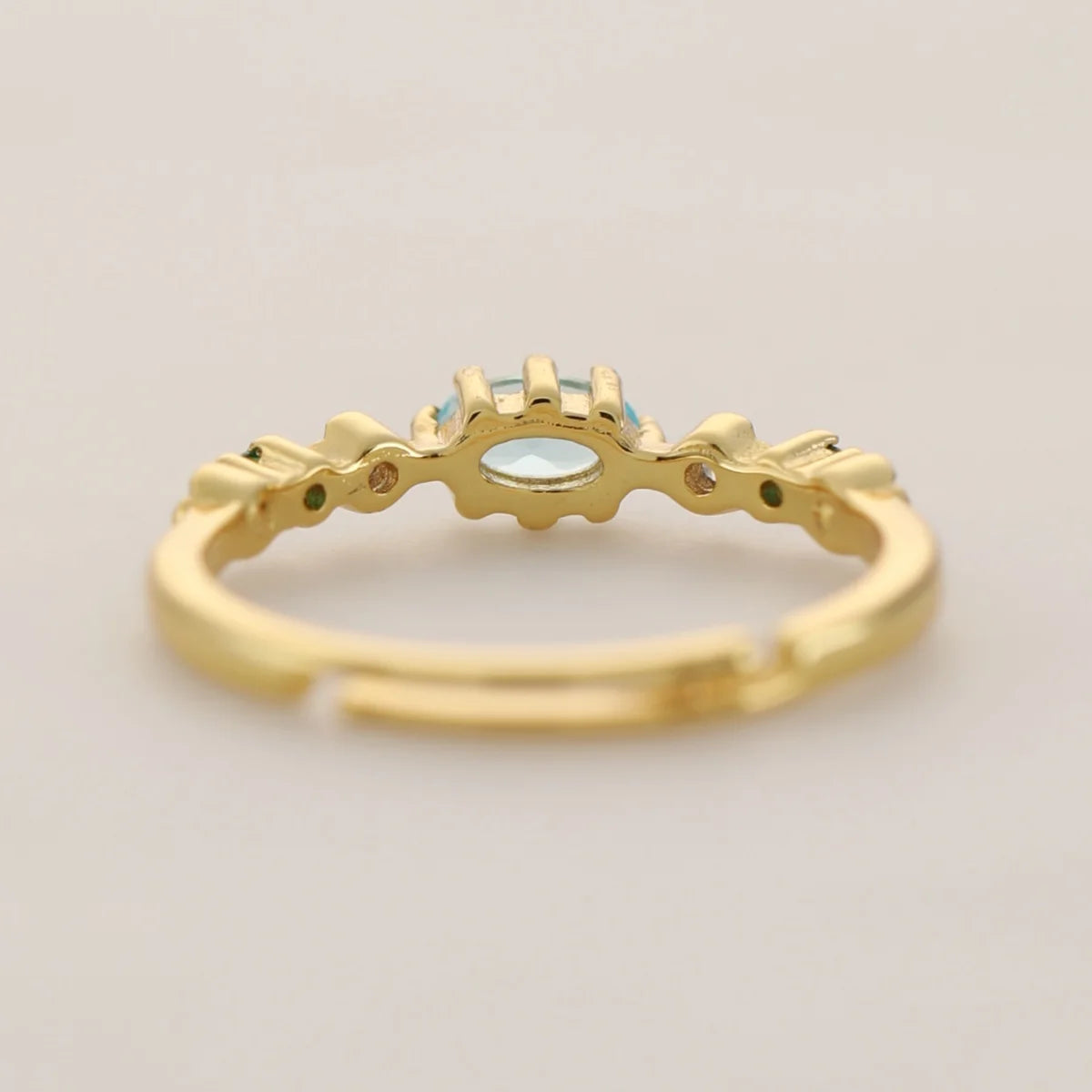 S925 Sterling Silver Ring for Women: Sparkling Art Zircon Inlaid, 18k Gold Plating，Elegant Gift Jewelry Secondary image