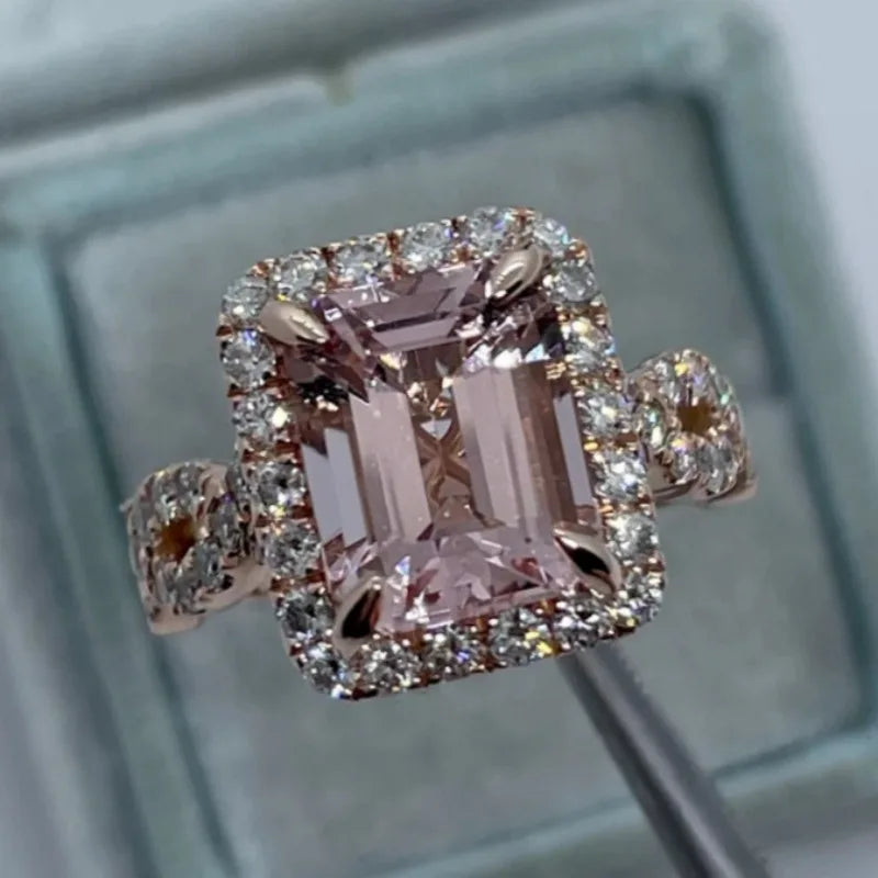Rings for Women Brilliant Cubic Zirconia Wedding Engagement Female Accessories Fancy Proposal Ring Gift Trendy Jewelry Main image