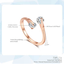 Wedding Rings For Women Zircon Crystal Engagement Dainty Women's Ring Korean Fashion Accessories Jewelry Gift For Lover R007