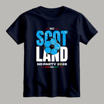 No Scotland No Party - Tartan Army 2026 Football T Shirt