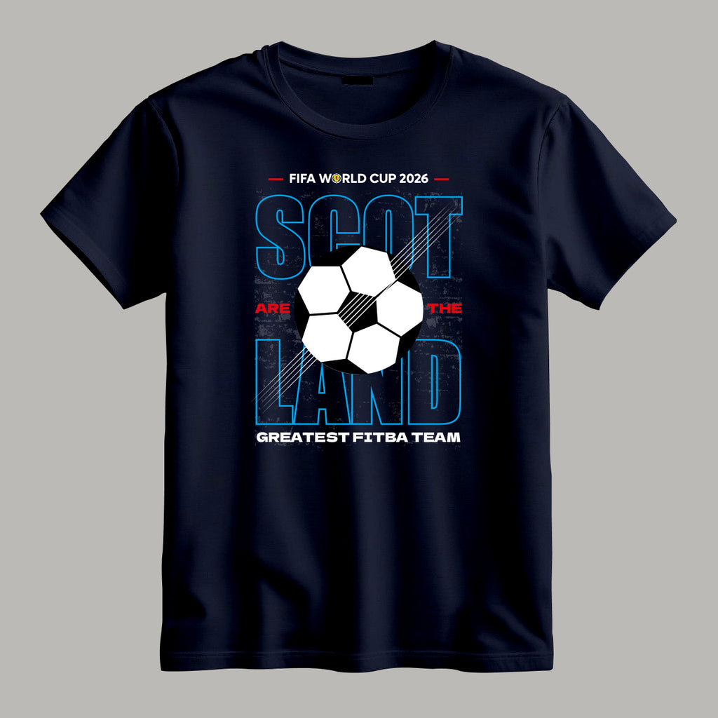 Scotland Greatest Fitba - Tartan Army 2026 Football T Shirt