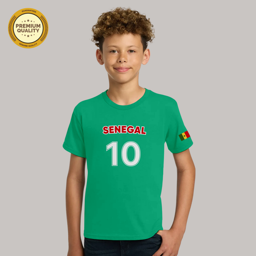 Senegal Football Fan T-Shirt For Boys/Youth – 2026 Football   TShirt