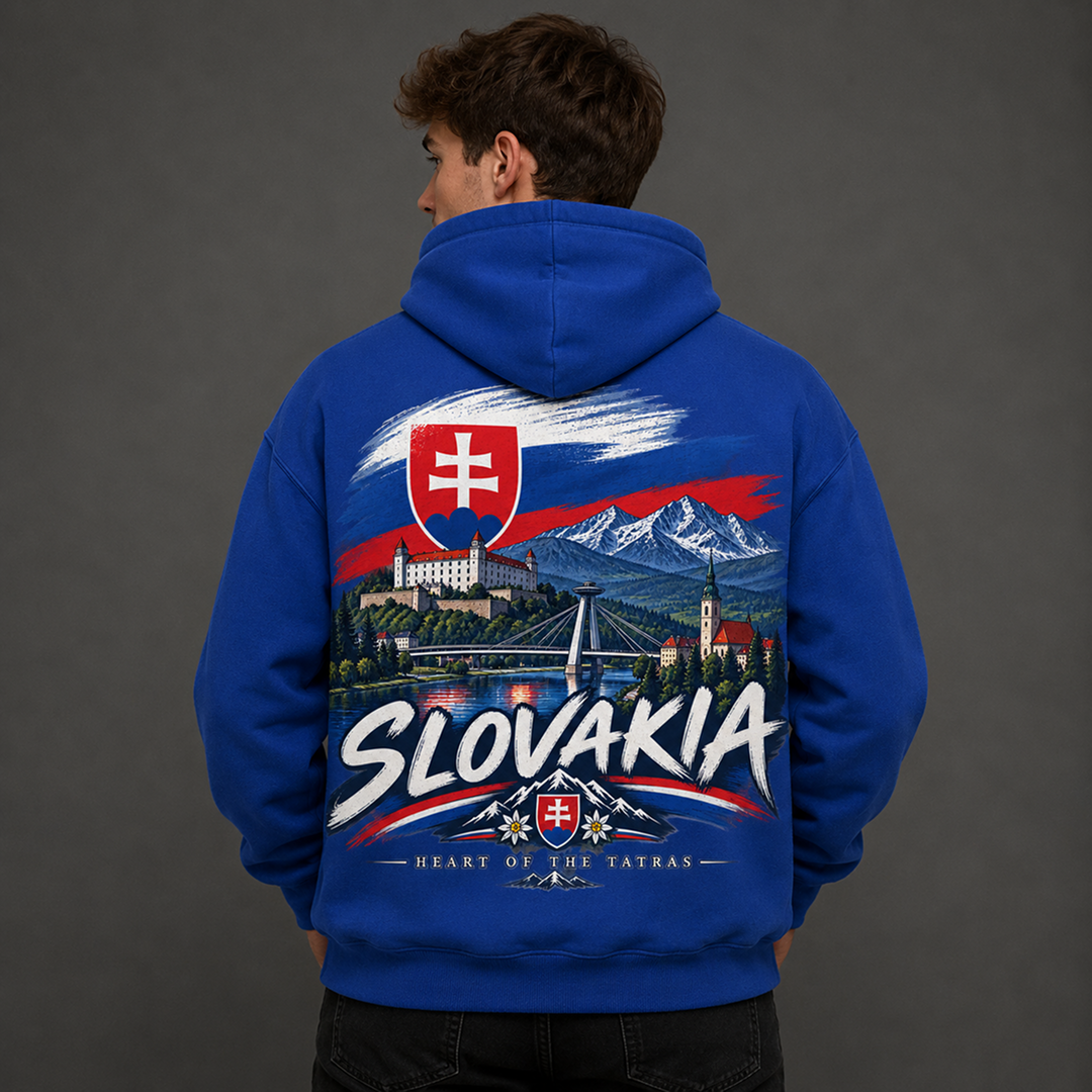 Slovakia Country Pride Hoodie – Premium Football Fan Hoodie