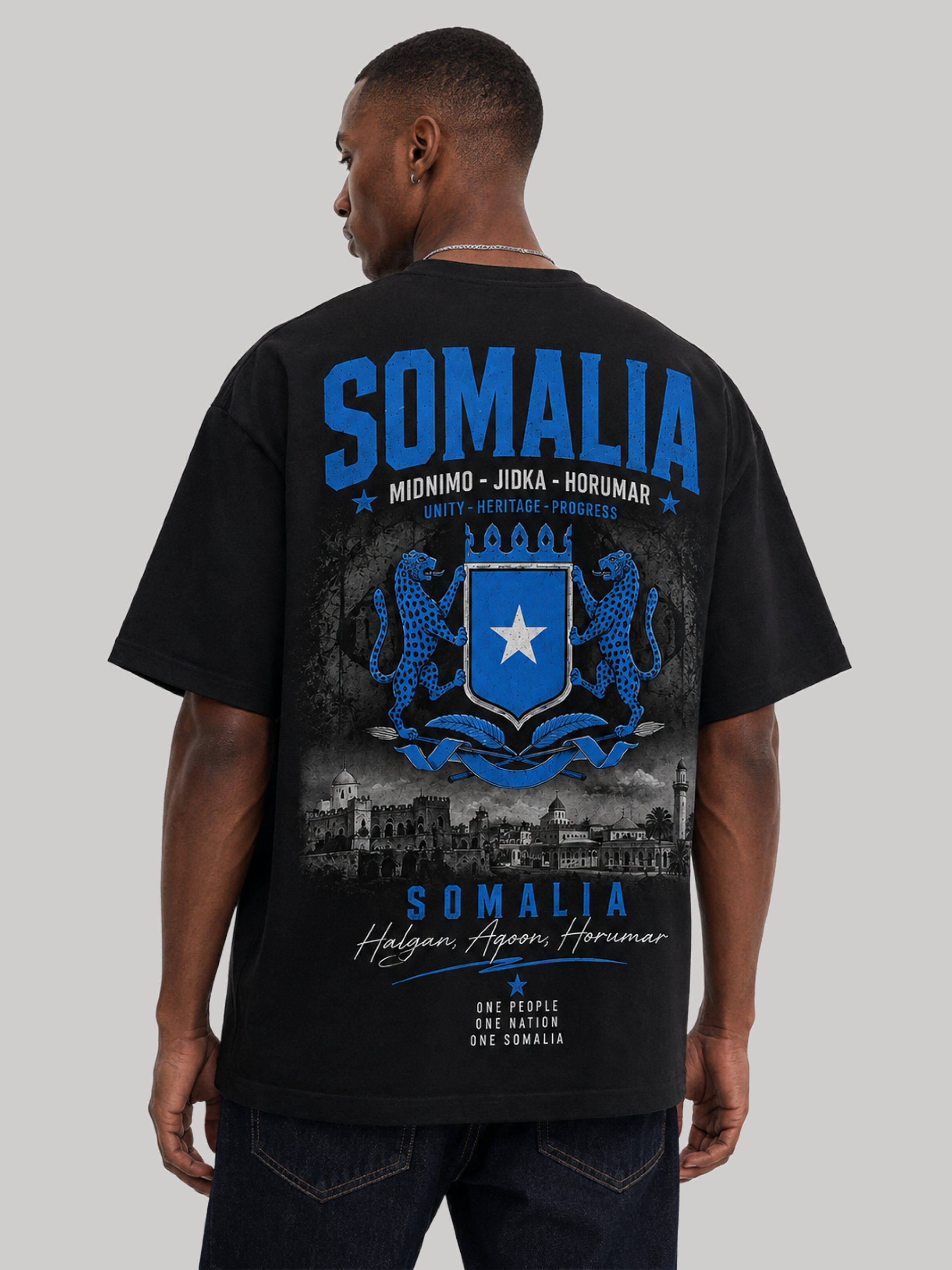 Somalia Oversized T-Shirt – Country Pride Unisex Graphic Tee Secondary image