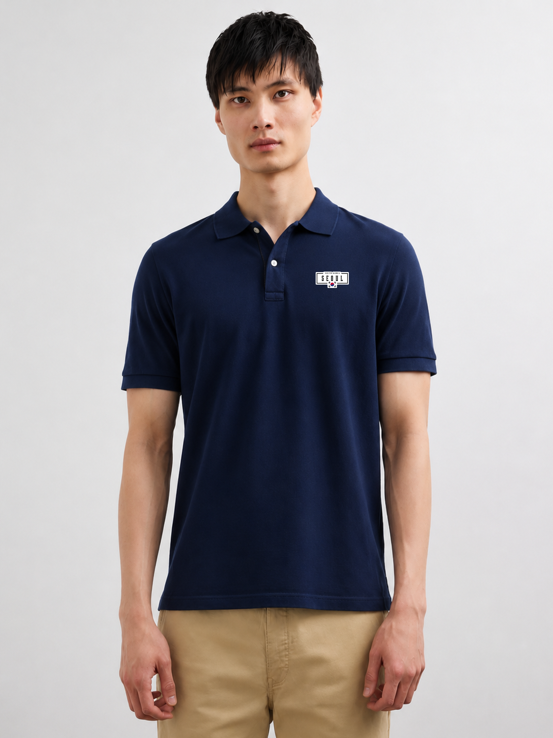 South Korea Country Pride Polo T-Shirt – Premium Unisex Polo Tee