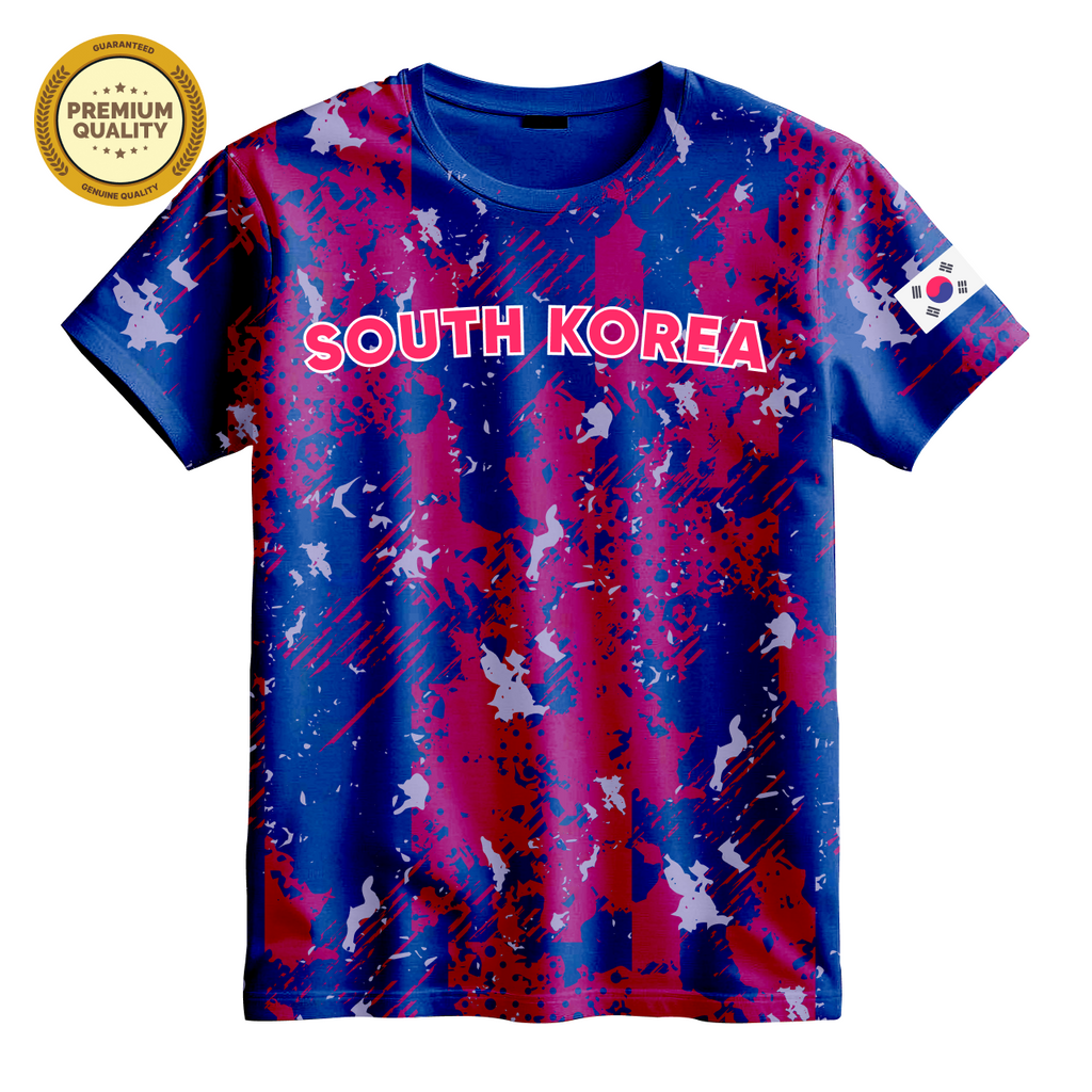 South Korea Soccer 3D T-Shirt – Unisex T-Shirt