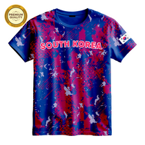 South Korea Soccer 3D T-Shirt – Unisex T-Shirt