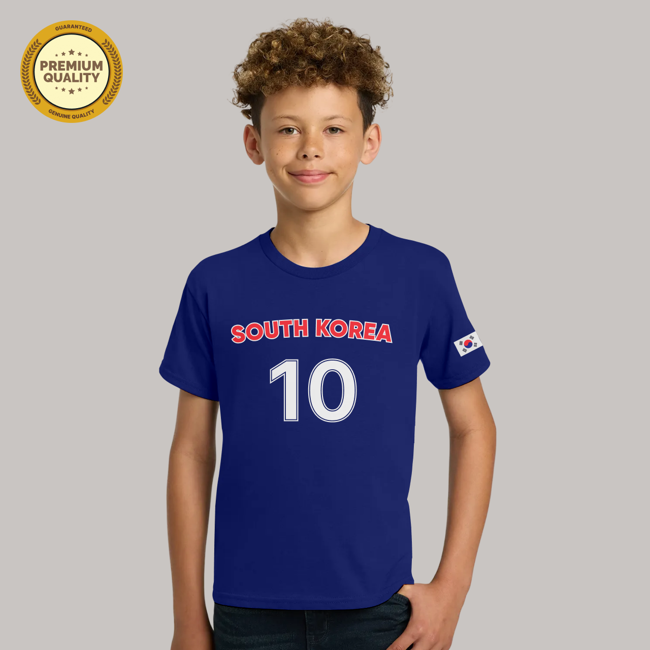 South Korea Soccer Fan T-Shirt For Boys/Youth – 2026 Football World Cup TShirt